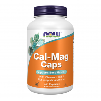 CAL-MAG CAPS NOW FOODS Кальций и Магний + Витамин D-3, 240 капсул