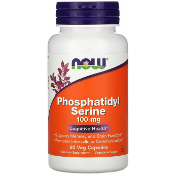 Фосфатидилсерин NOW FOODS PHOSPHATIDYL SERINE 100mg 60 капсул