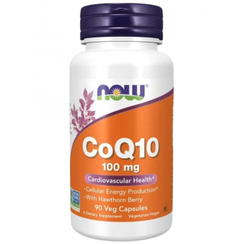 Коэнзим NOW FOODS COQ10 100 мг, 90 капсул
