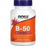 Комплекс витаминов NOW FOODS группы B NOW B-50 (100 vcaps) NS32563