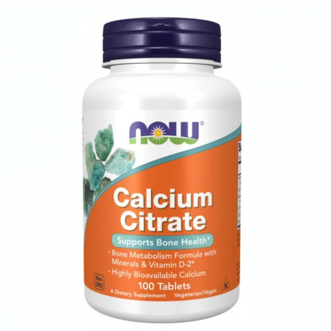 Минералы NOW FOODS CALCIUM CITRATE W/MIN 100 таблеток NS29492