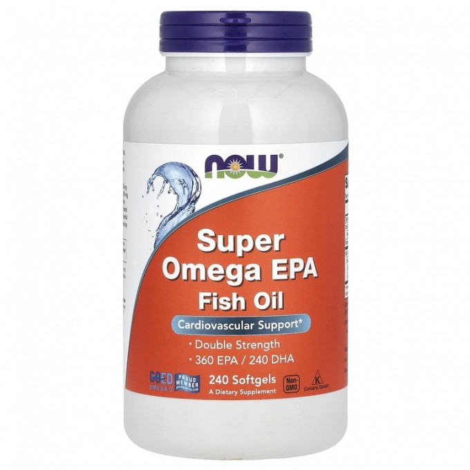 Витамины NOW FOODS SUPER OMEGA EPA 1200мг, 240 капсул NS24219